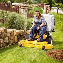 Koszenie kosiskiem przednim WALKER